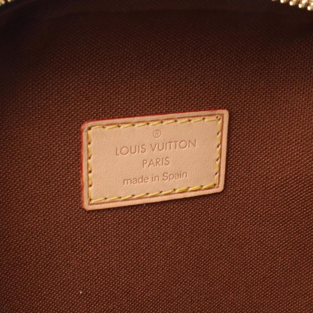 LOUIS VUITTON Brown Monogram Leather Pochette Hobo Bag - Picture 4 of 6